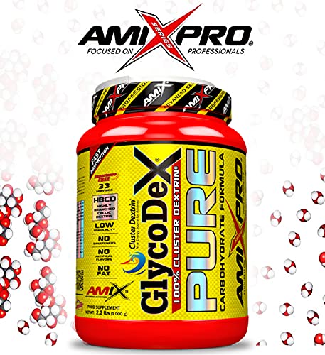 AMIX - Bebida Energética - GlycodeX Pure en Formato de 1 kg - Ayuda a Mejorar el Rendimiento y la Recuperación Muscular - Alto Contenido en Carbohidratos