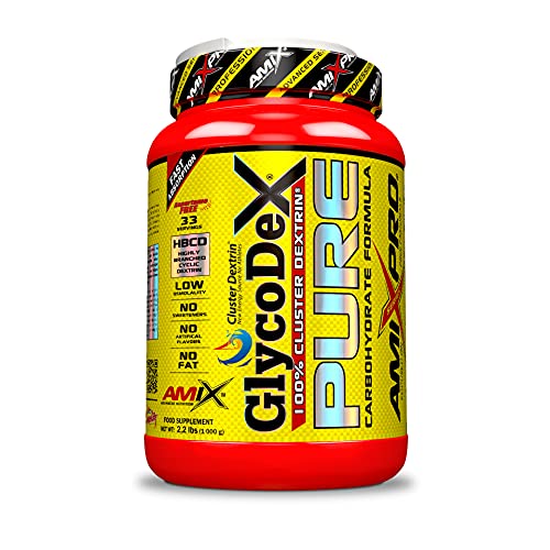 AMIX - Bebida Energética - GlycodeX Pure en Formato de 1 kg - Ayuda a Mejorar el Rendimiento y la Recuperación Muscular - Alto Contenido en Carbohidratos
