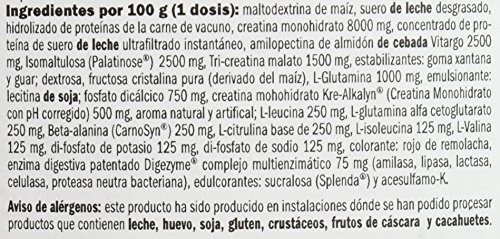 AMIX - Complemento Alimenticio - Carbojet Mass Professional - Carbohidratos y Proteínas para Aumentar Masa Muscular - Concentrado Proteína de Suero - Recuperador Muscular - Frutas del Bosque - 1,8 KG