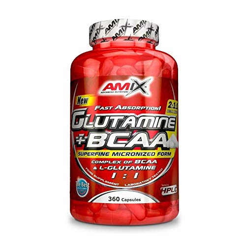 AMIX GLUTAMINE + BCAA (360 CAPS)