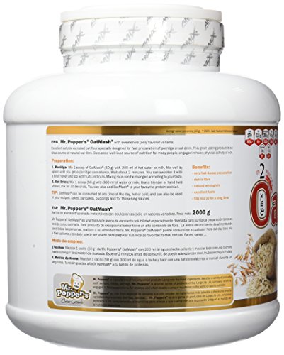 AMIX - Suplemento Alimenticio - OatMash en Formato de 2 kilos - Gran Aporte Nutritivo y Saciante - Mejora el Rendimiento Deportivo - Sabor a Chocolate Blanco