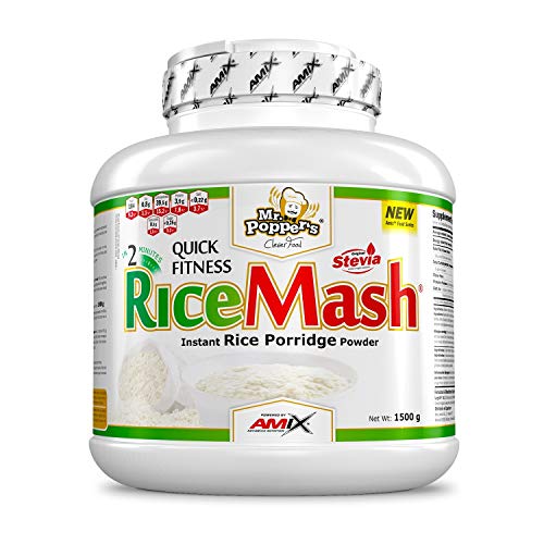 AMIX - Suplemento Alimenticio - RiceMash en Formato de 1,5 kilos - Gran Aporte Nutritivo y Saciante - Contenido Rico en Carbohidratos - Sabor a Coco-Chocolate