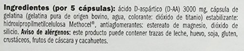 AMIX - Suplemento Deportivo - D-AA Max Pure en Formato de 100 Cápsulas - Gran Aporte de Hormonas - Ayuda a Mejorar la Masa Muscular y Potencia la Fuerza