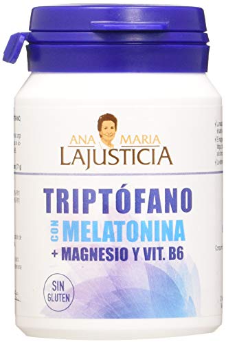 Ana Maria Lajusticia Triptófano Con Melatonina, Magnesio Y Vitamina B6 Pack 2 Unidades 120 Unidades 50 g