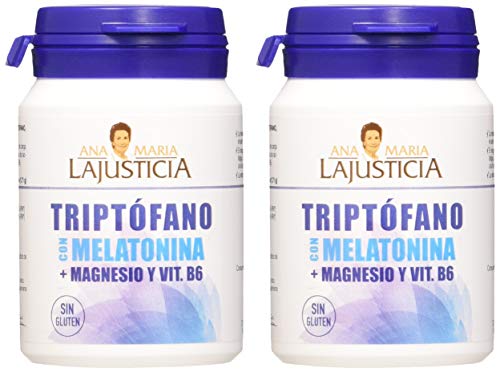 Ana Maria Lajusticia Triptófano Con Melatonina, Magnesio Y Vitamina B6 Pack 2 Unidades 120 Unidades 50 g