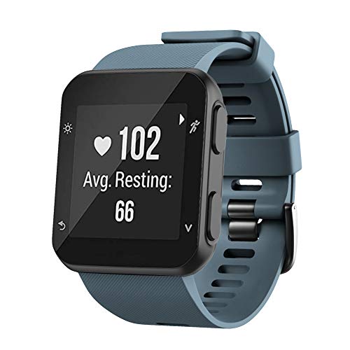 ANBEST Pulsera de Silicona Compatible con Garmin Forerunner 35 Correa, Pulsera deportiva Reemplazable Adecuado para Forerunner 35/Approach S10 Smart Watch(Roca)