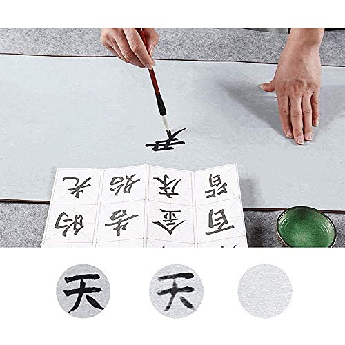 ANCLLO Paño de escritura de agua Paño mágico chino papel de agua reutilizable caligrafía china herramienta de práctica-sin tinta