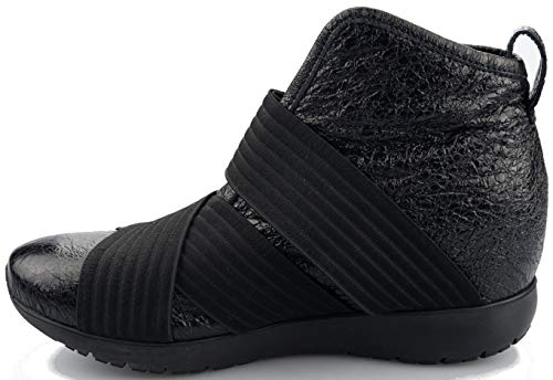 Andia Fora - Zapatilla Mujer - Charol Negro (39)