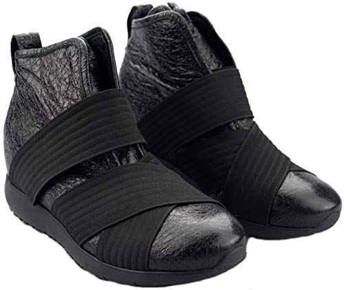 Andia Fora - Zapatilla Mujer - Charol Negro (39)