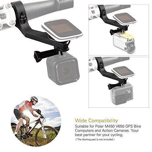 Andoer Bicicleta Soporte Manillar Mount Kit de Ordenador out de Frontal Bike Mount Kit 25,4 mm/31,8 mm