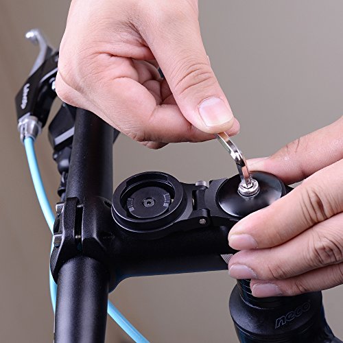 Andoer Soporte para Computadora con Soporte de Soporte para Bicicleta para el Ciclocomputador GPS Polar M450 / V650 de 1-1/8"para Soporte de Bicicleta