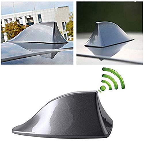 Antena Universal para Coche, diseño de Caballo de tiburón, Antena de Radio FM con Base Adhesiva, Resistente al Agua