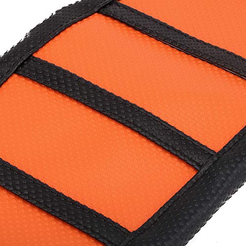 AnXin Gripper Funda de asiento de motocicleta suave para KTM 65 SX 85 SX 125 EXC 125 SX 200 EXC 200 SX 250 EXC 250 SX 2003 300 EXC 400 EXC 450 EXC 450 SX 525 EXC 2005 525 SX MXC Naranja