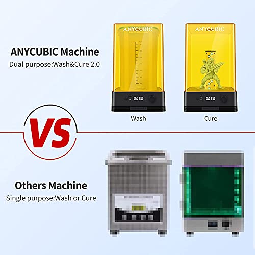 ANYCUBIC Wash and Cure 2.0 Máquina, cubo de lavado 2 en 1 y caja de curado UV para Photon S Mono LCD DLP SLA Modelo impreso en 3D