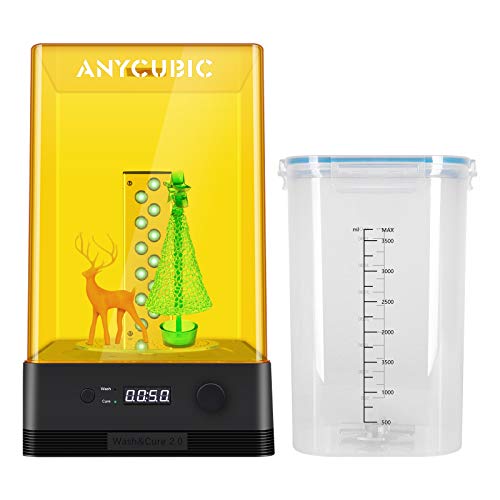 ANYCUBIC Wash and Cure 2.0 Máquina, cubo de lavado 2 en 1 y caja de curado UV para Photon S Mono LCD DLP SLA Modelo impreso en 3D