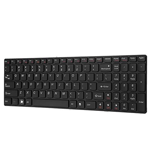 Archuu Reemplazo del Teclado, Teclado de diseño en inglés, Teclado de Repuesto para portátil para Lenovo G580/Z580A/G585/Z585/B580/G780/G590