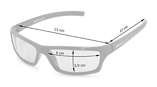 Arctica ® S-107 - Gafas de sol deportivas (antivaho, categoría 4)