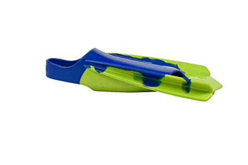 ARENA Aletas Piscina POWERFIN Pro Fed, Adultos Unisex, Navy/Fluo Green (Multicolor), 44/45