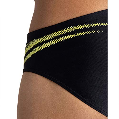 ARENA M Spirit Brief - Bañador Slip para Hombre, Color Black/Soft Green, Talla 105