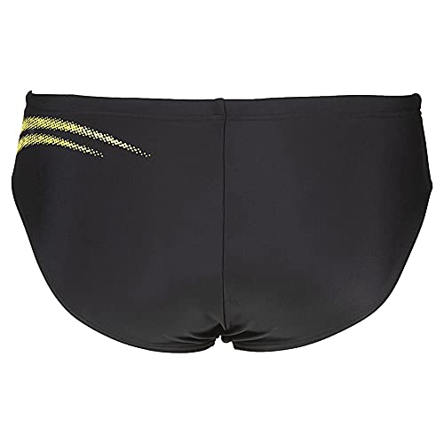 ARENA M Spirit Brief - Bañador Slip para Hombre, Color Black/Soft Green, Talla 85, 30