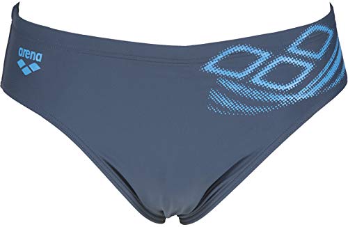 ARENA M Spirit Brief - Bañador Slip para Hombre, Color Shark/Turquoise, Talla 100