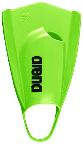 Arena Powerfin Pro - Aletas de entrenamiento para natación, color Acid Lime, tamaño 11 - 11.5