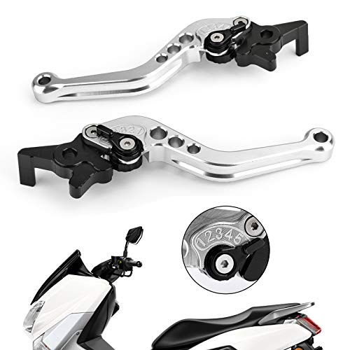 Artudatech Moto Palancas de Embrague de Freno, Palancas del Freno Moto Palanca de Embrague Brake Clutch Levers para Yamaha NMAX 125/155 2015 2016 2017 2018