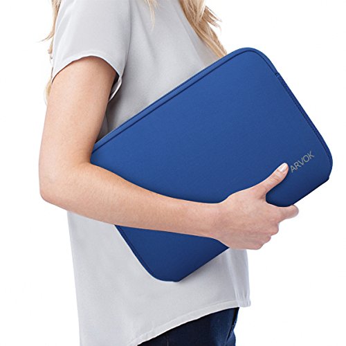 Arvok 15,6 Pulgadas Funda Protectora para Portátiles/Impermeable Ordenador Portátil Caso/Neopreno del Portátil Bolsa para Acer/ASUS/DELL/Fujitsu/Lenovo/HP/Samsung/Sony (Azul Oscuro)