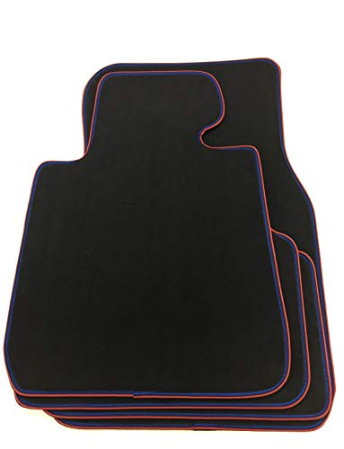 ASC Serie 2 Active Tourer 2014 – 2019 Alfombrillas de coche de terciopelo con fondo de tela para facilitar el anclaje original de velcro