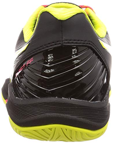 Asics Blast FF, Zapatillas de Balonmano Mujer, Negro (Black/Sour Yuzu 001), 42.5 EU