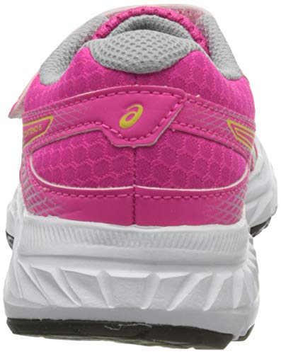 Asics Contend 6, Sneaker Unisex Adulto, Pink GLO/Piedmont Grey, 35 EU