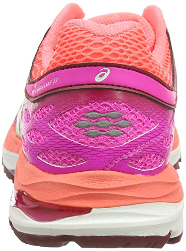 ASICS Gel-Cumulus 17 - Zapatillas de running para mujer, color rosa (pink glow/pistachio/flash cora 3587), talla 37.5 (4.5 UK)