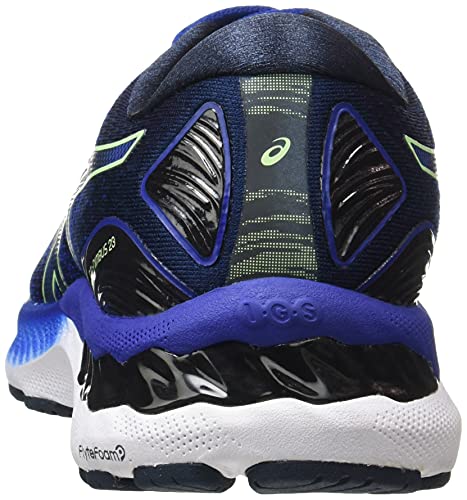 Asics Gel-Nimbus 23, Zapatillas para Correr Hombre, Monaco Blue/Bright Lime, 44 EU