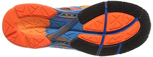 Asics Gel Noosa Tri 10, Zapatillas Hombre, Naranja (Hot Orange/Hot Orange/Electric Blue), 44