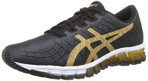 ASICS Gel-Quantum 180 4, Oxford Plano Hombre, Gris FoncÃƒ£ Jaune Or, 50.5 EU