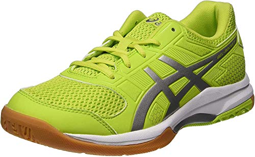 Asics Gel-Rocket 8, Zapatillas Deportivas para Interior Hombre, Verde (Energy Green/Silver/White 7793), 44 EU