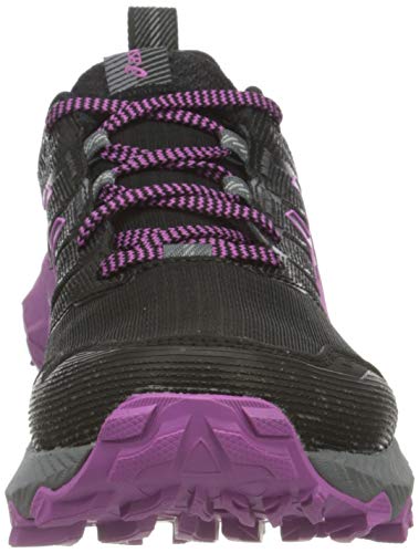 Asics Gel-Trabuco 9 G-TX, Trail Running Shoe Mujer, Black/Digital Grape, 39 EU
