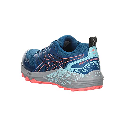 ASICS Gel Truco Terra, Zapatillas de Running Mujer, Deep Sea Teal Blazing Coral, 40 EU