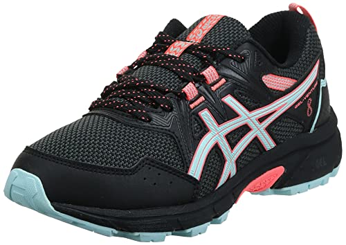 Asics Gel-Venture 8, Trail Running Shoe Mujer, Black/Clear Blue, 39 EU