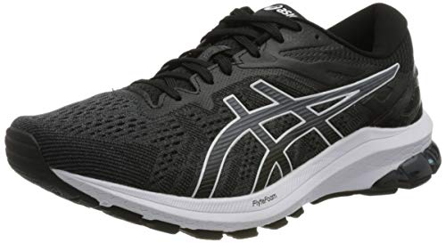 Asics GT-1000 10, Road Running Shoe Hombre, Black/White, 43.5 EU