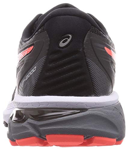 Asics GT-2000 8, Sneaker Mujer, Black/Sunrise Red, 39.5 EU