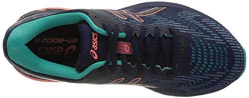 Asics Gt-2000 8 Trail, Zapatillas para Carreras de montaña Mujer, Peacoat/Sea Glass, 43.5 EU