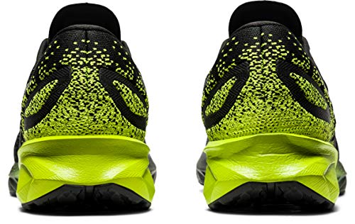 ASICS Men's Dynablast Running Shoes, 10.5M, Black/Lime Zest