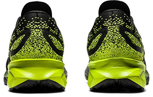 ASICS Men's Dynablast Running Shoes, 10.5M, Black/Lime Zest