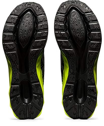 ASICS Men's Dynablast Running Shoes, 10.5M, Black/Lime Zest