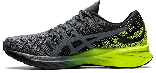 ASICS Men's Dynablast Running Shoes, 10.5M, Black/Lime Zest