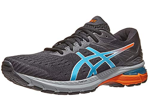 ASICS Men's GT-2000 9 Trail Running Shoes, 8M, Black/Digital Aqua