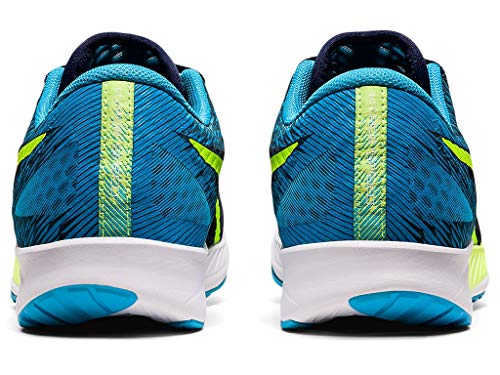 ASICS Men's Hyper Speed Running Shoes, 10.5M, French Blue/Hazard Green