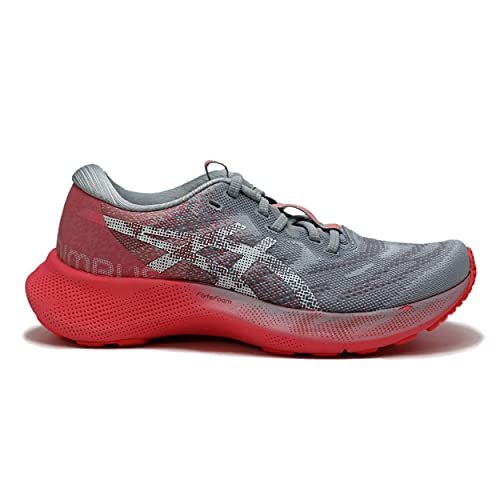 Asics Nimbus 23 Lite Show Zapatillas de Carretera para Mujer Gris Rosa 38 EU