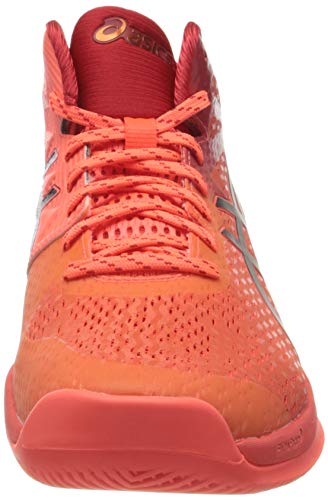 Asics Sky Elite FF MT Tokyo, Indoor Court Shoe Hombre, Sunrise Red/Eclipse Black, 45 EU